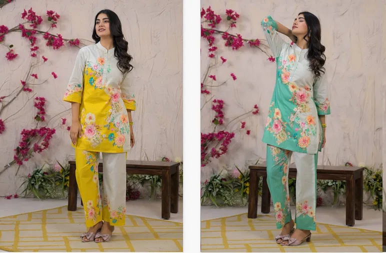 Tanyaa P 255 Cotton With Handwork Touchup Co Ord Sets Orders In India