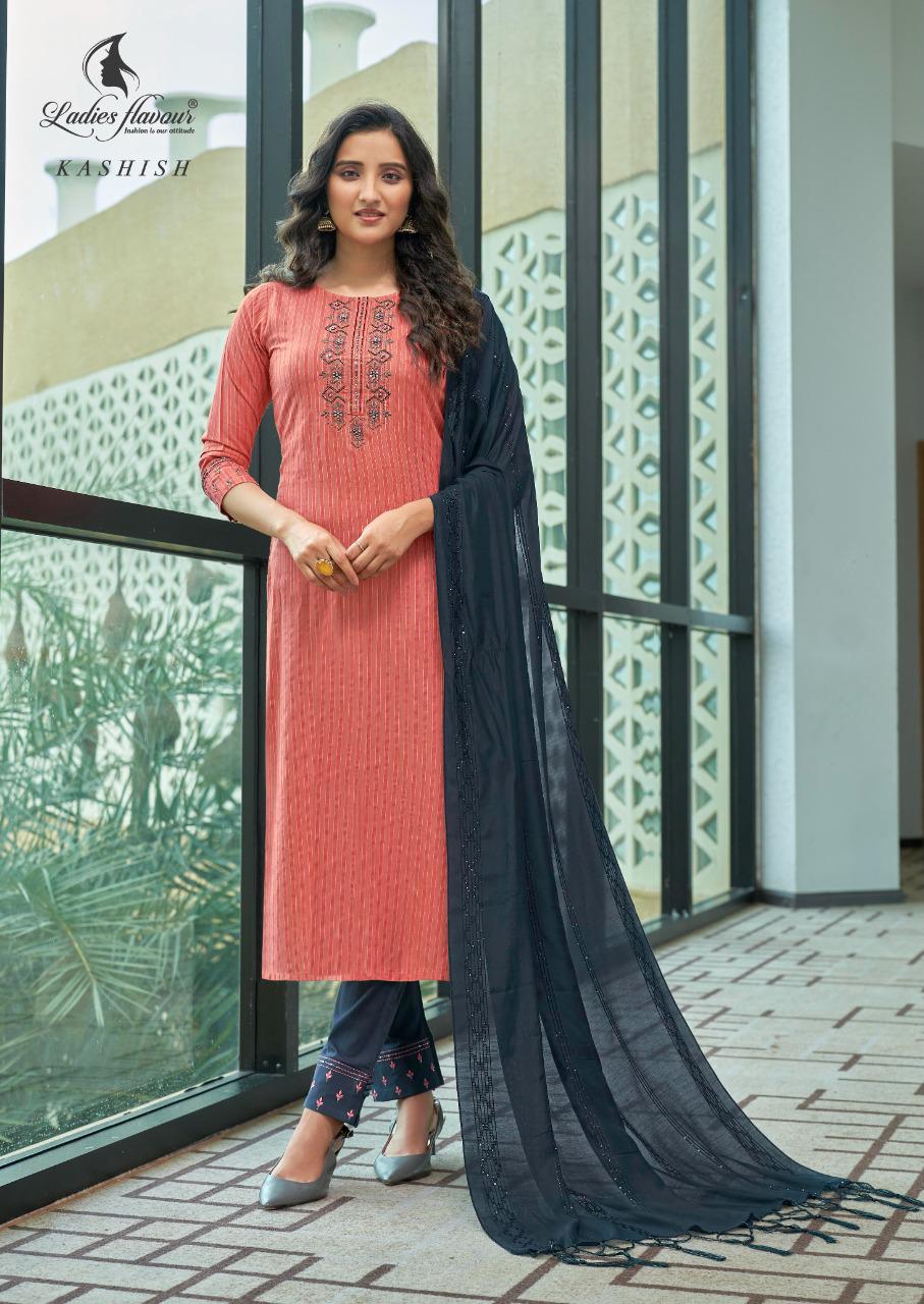 Ladies Flavour Kashish Fancy Festive Wear Heavy Rayon Weaving pattern Ready Made Collection
