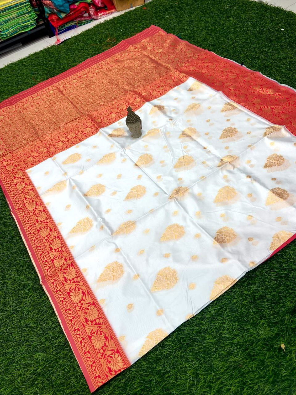 Ddf Durga Soft Lichi Silk Designer Sarees Catalog