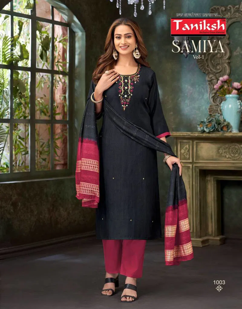 Samiya Vol 1 By Taniksh Vatican Kurti Bottom With Dupatta Wholesale Suppliers In Mumbai