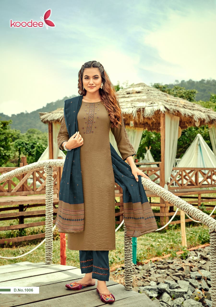 Koodee Mayra 1 Festive Wear Designer Fancy Rayon Ready Made Collection
