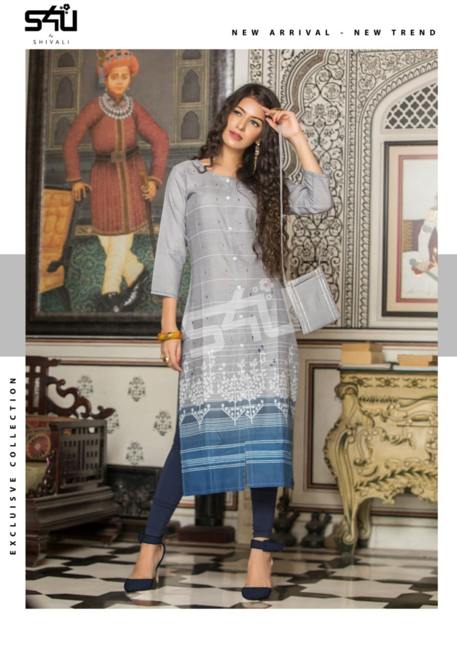 S4u Fyre 2 Latest Fancy Regular Casual Wear Printed Cotton Designer Kurtis Collection
