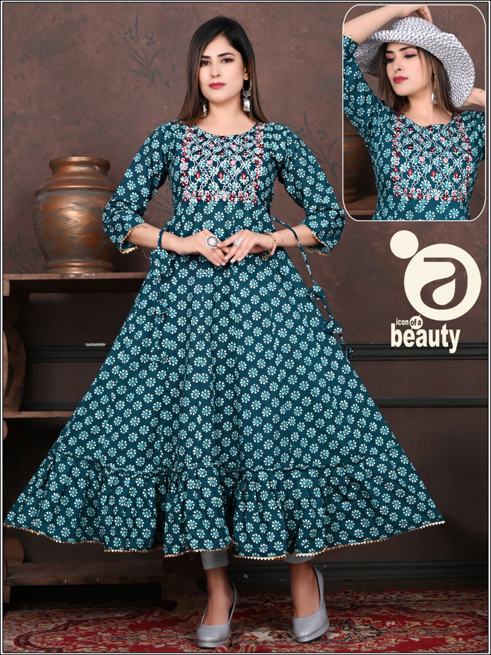 Tutone Capsul 4 New Ethnic Wear Cotton Printed Designer Anarkali Kurti Collection