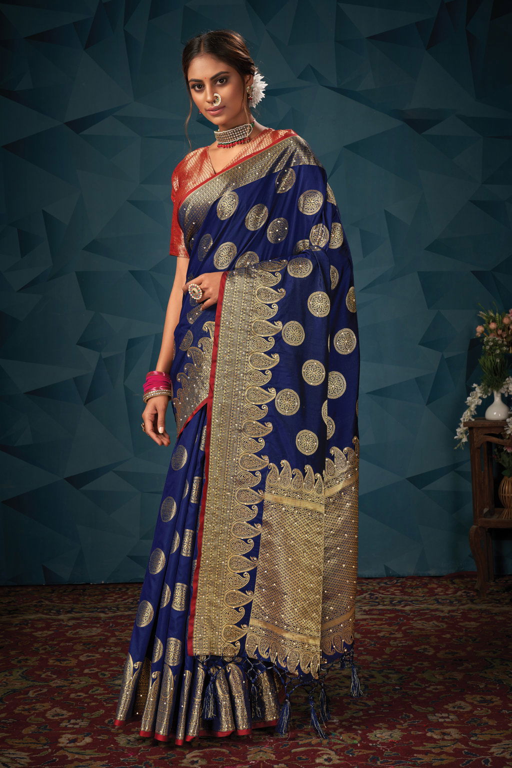 Sangam Madhuri Heavy Fancy Festive Wear Silk Latest Sarees Collection