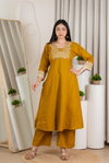 Naisha K 288 Real Mirror And Embroidered Festive Wear Kurta With Bottom Wholesalers In Delhi