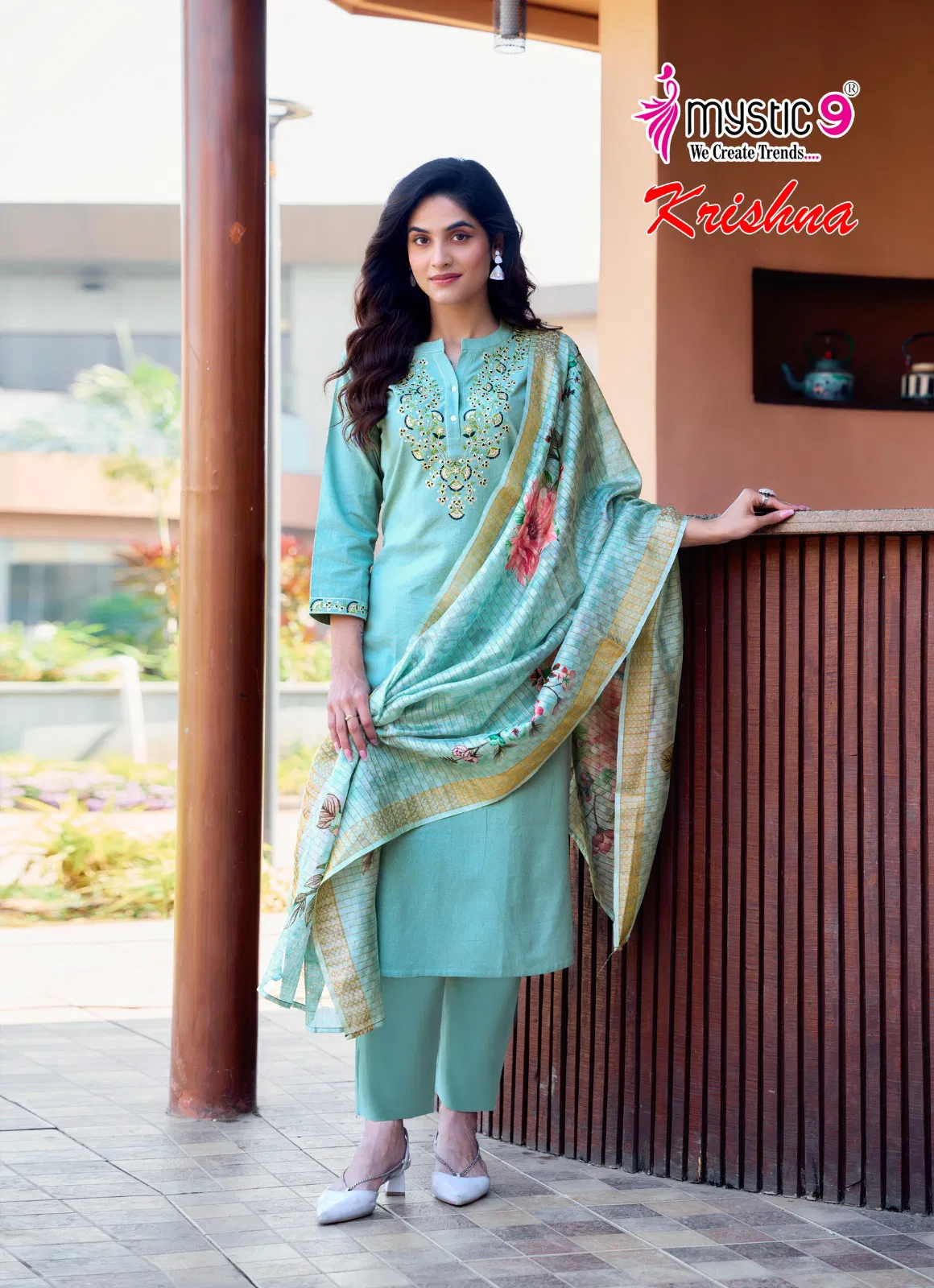 Krishna Vol 1 By Mystic 9 Cotton Flex Kurti With Bottom Dupatta Orders In India