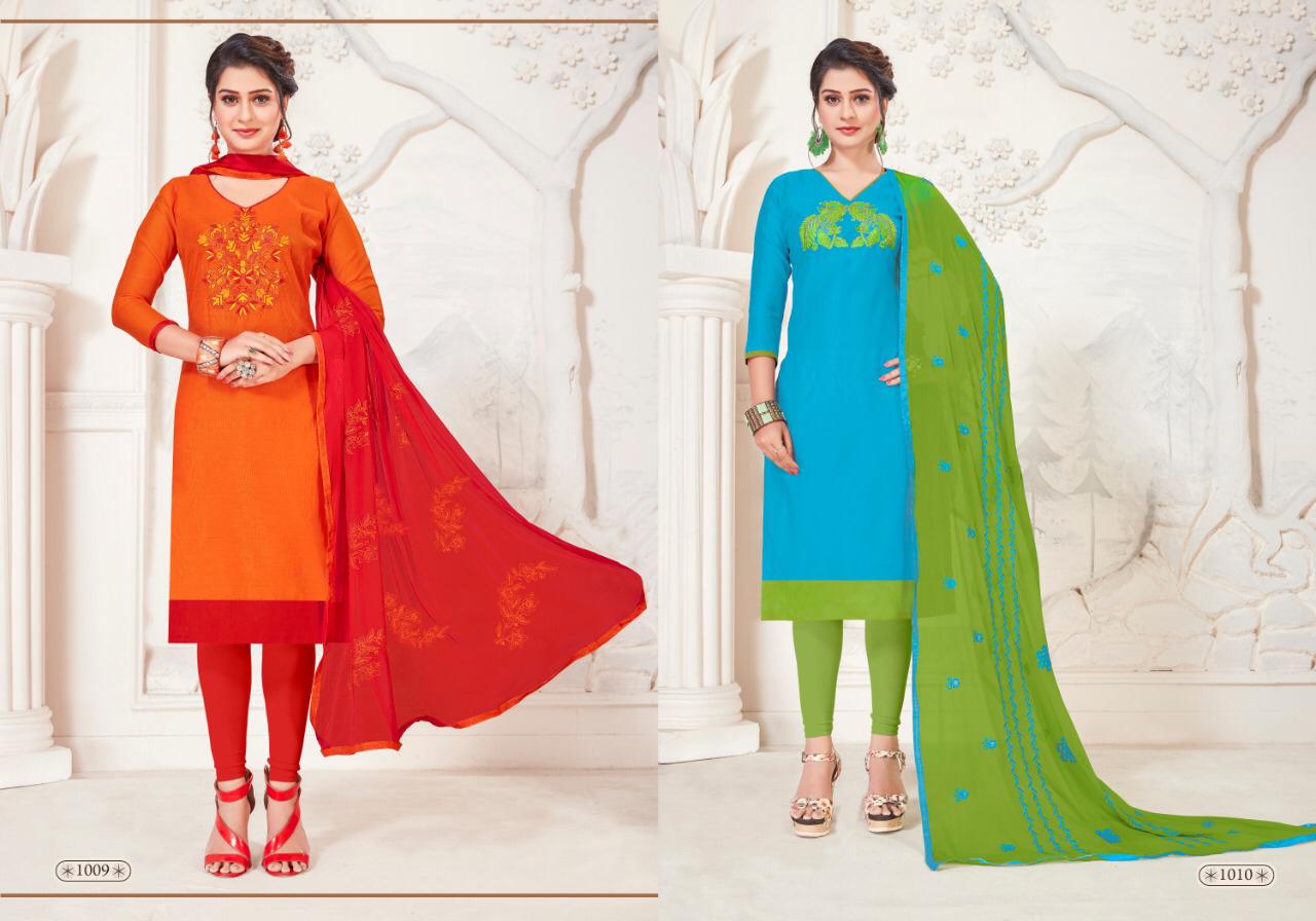 Lollipop Latest Modal Silk Embroidery Work Dress Material Collection Nazmeen Embroidery Work Dupatta 