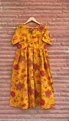 K 1060 By Naisha Cotton Printed Ladies One Piece Dress
