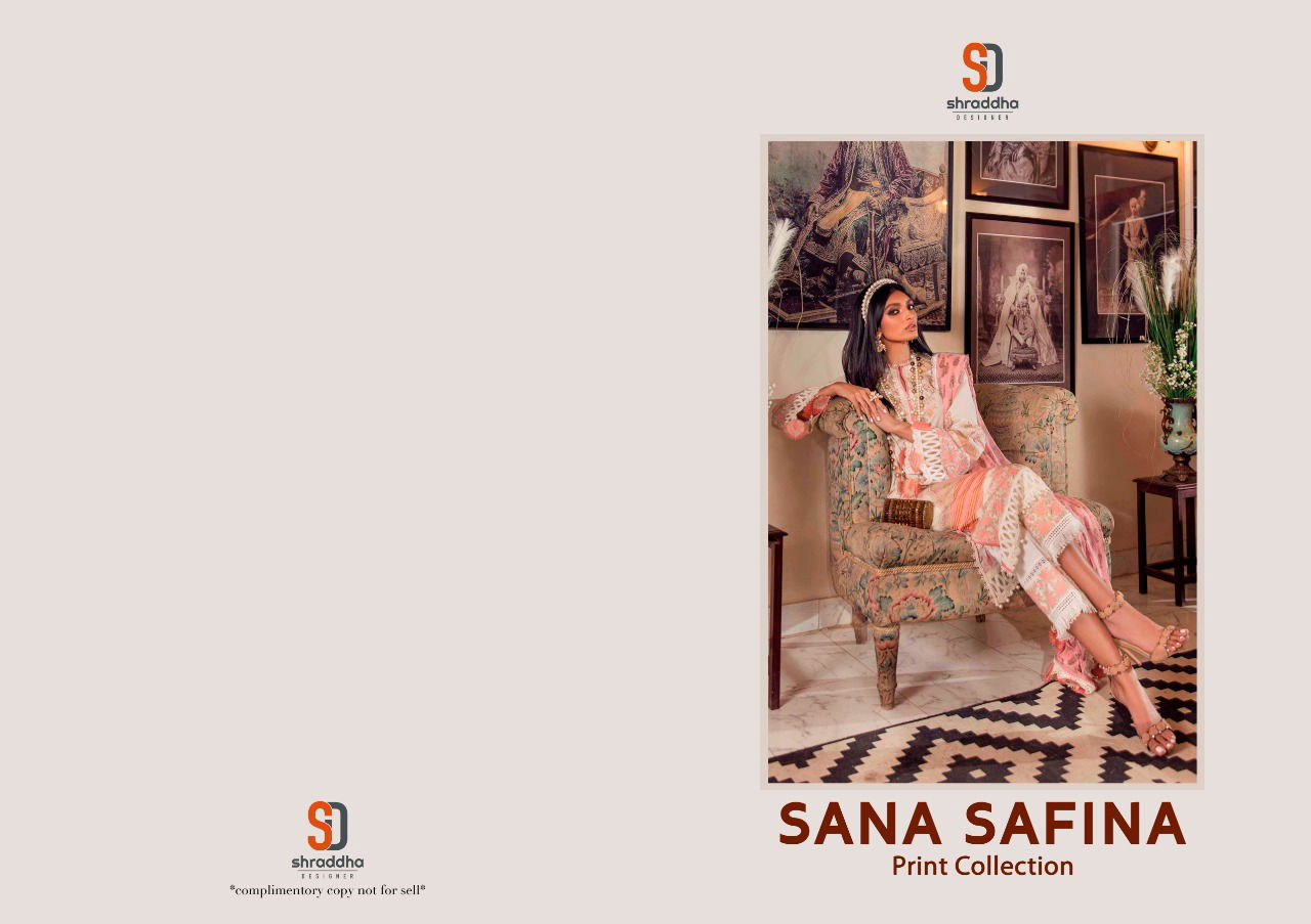 Shraddha Sana Safina Latest Designer Fancy Casual Wear Print Pakistani Salwar Suits Collection
