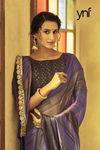 Ynf Rainbow Schiffli 1 Designer Party Wear Silk Printed Saree Collection