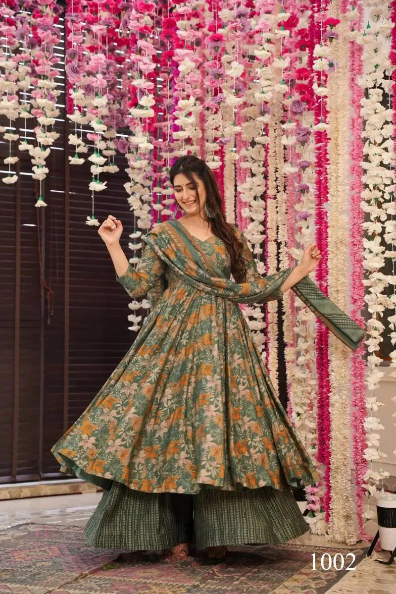 Vyoma Vol 1 Masleen Digital Printed Kurti Bottom With Dupatta Wholesalers In Delhi