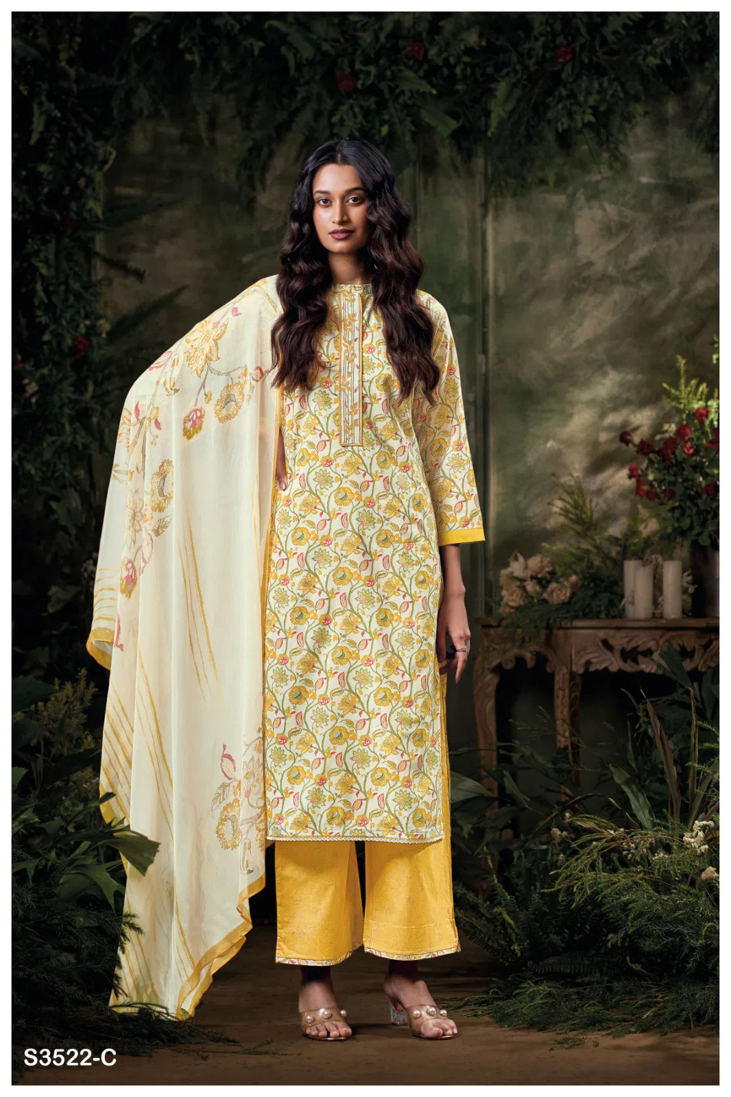 Bhaviya 3522 By Ganga Cotton Printed Designer Salwar Suit Orders In India