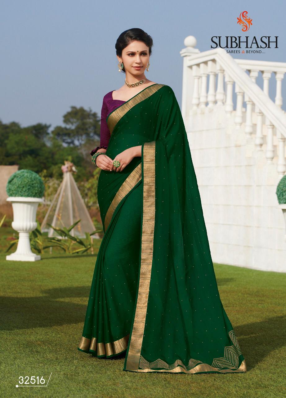 Subhash Sparsh -4 Latest Casual Wear Festive Wear Designer Chiffon Silk Saree Collection 