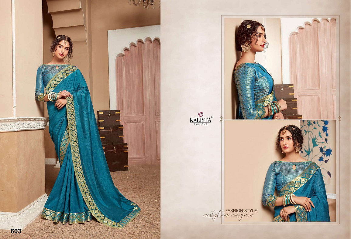 Kalishta Aayushi Latest Designer Festival Wear Beautiful Designer Border Saree Collection