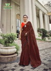Malaika By Sanskar Embroidery Work Georgette Saree Wholesale Clothing Distributors In India