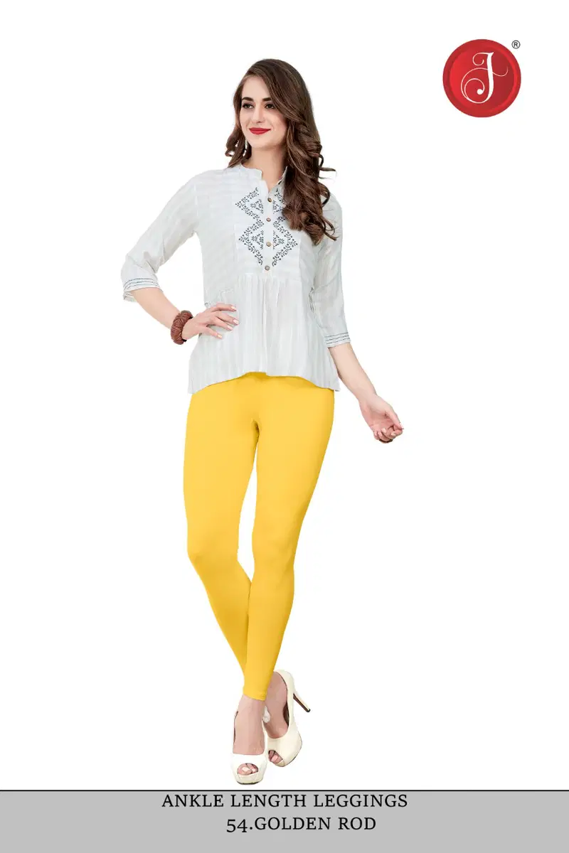 Ankle Cotton Lycra Leggings Western Catalog