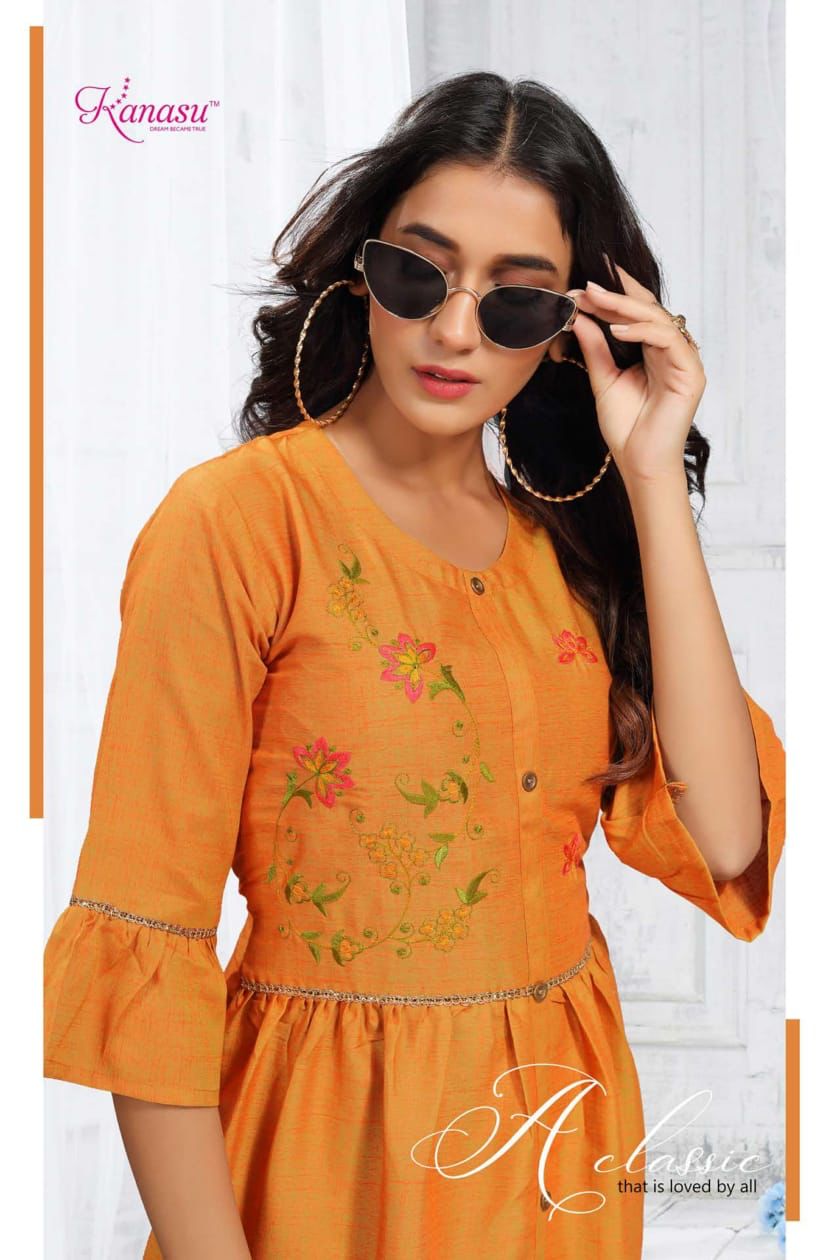 Kanasu Dolby Casual Daily Wear Rayon Designer Western Top Collection