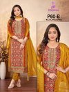 P60 A To D By Poonam Dola Silk Kurti With Bottom Dupatta Wholesale Shop In Surat