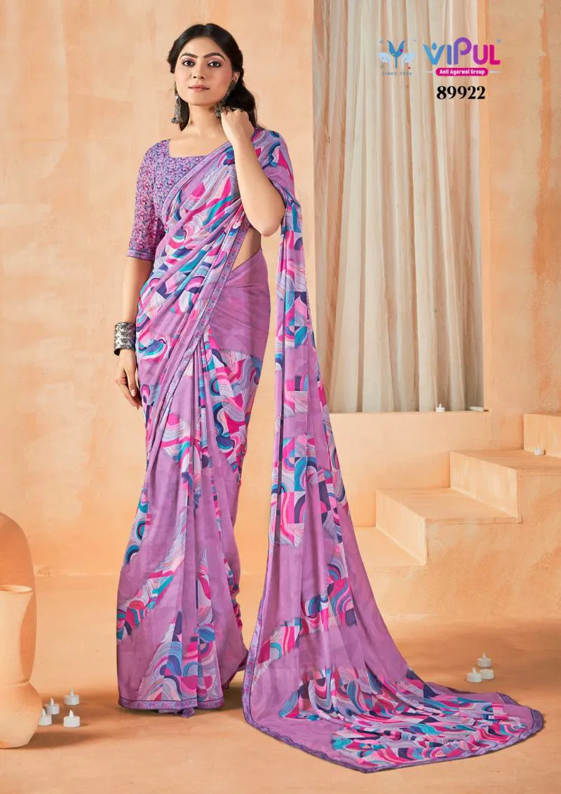 Aardhya Vol 2 By Vipul Weight Less Printed Fancy Saree Wholesalers In Delhi
