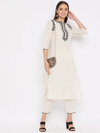 Dhruvi 454 Cotton Embroidery Kurti With Bottom Collection