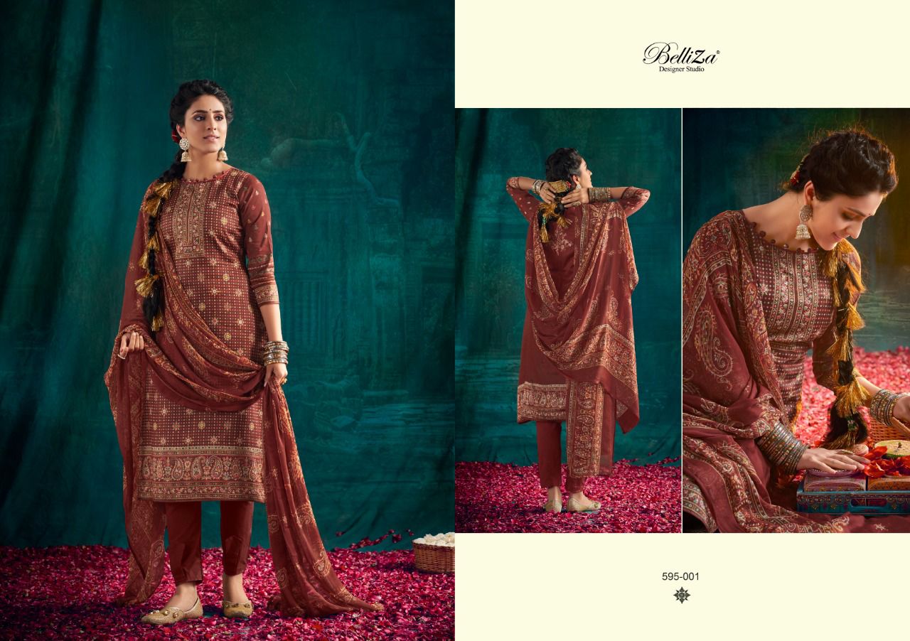 Belliza Neeza Premium Casual Daily Wear Cotton Printed Dress Material Collection