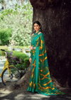 Rashi By Sanskar Bright Simmer Pattern Sirowski Border Saree Best Wholesale Shop In Surat