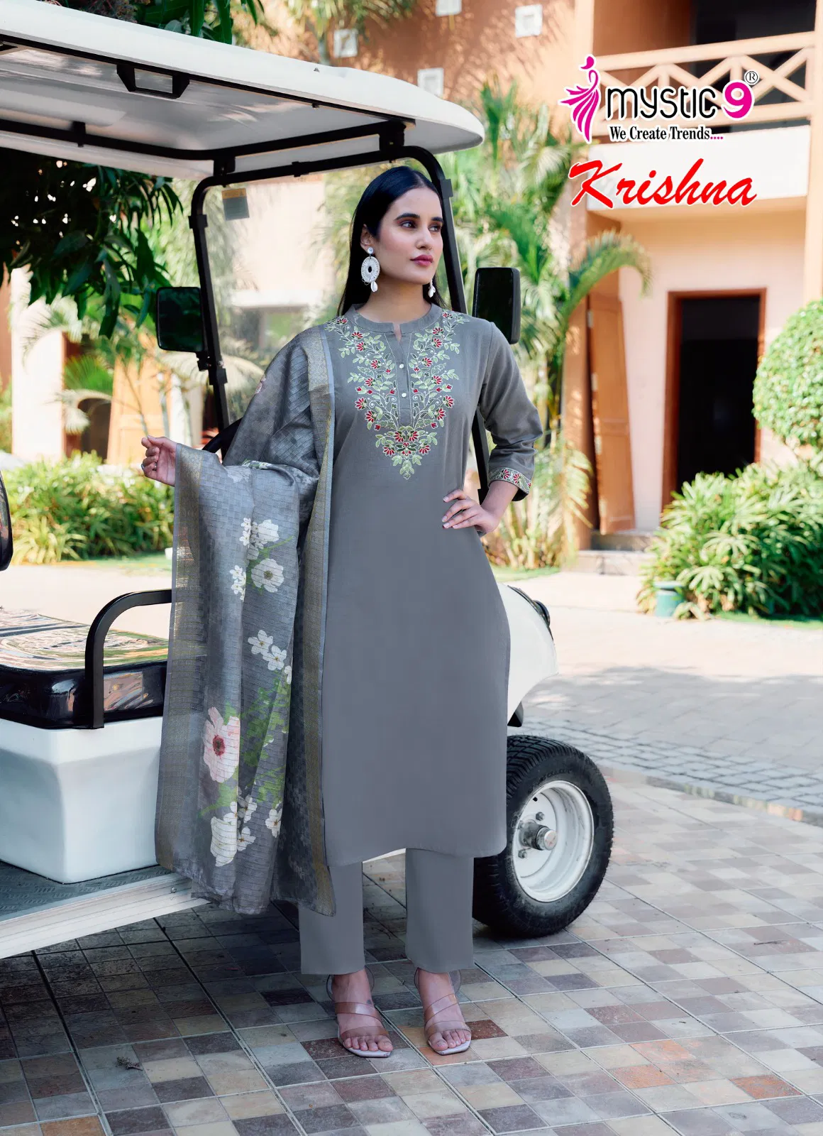 Krishna Vol 1 By Mystic 9 Cotton Flex Kurti With Bottom Dupatta Orders In India
