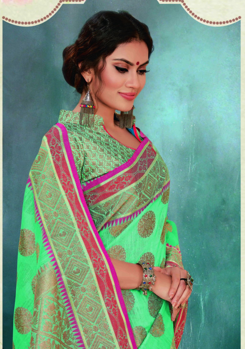 Sangam Malbari Handloom Soft Linen Silk Latest Designer Wedding Wear Saree Collection
