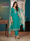 Plus Tiguan By Aanchi Roman Shimmer Kurti With Bottom Dupatta Exporters In India
