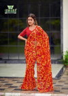 Saawari By Sanskar Weightless Sirowski Work Saree Wholesale Market In Surat