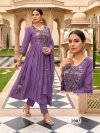 Kalki Vol 3 Mul Chanderi Embroidery Anarkali Kurti Set