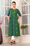Bandhani Hit Vol 1 By Nsf Rayon Bandhani Printed Kurtis Wholesale Market In Surat With Price