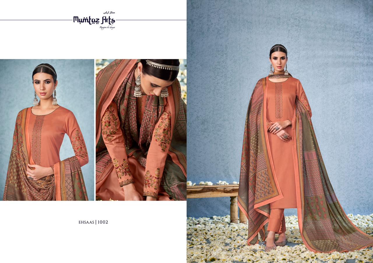 Mumtaz Art Ehsaas Digital Print Exclusive Salwar Kameez Catalog