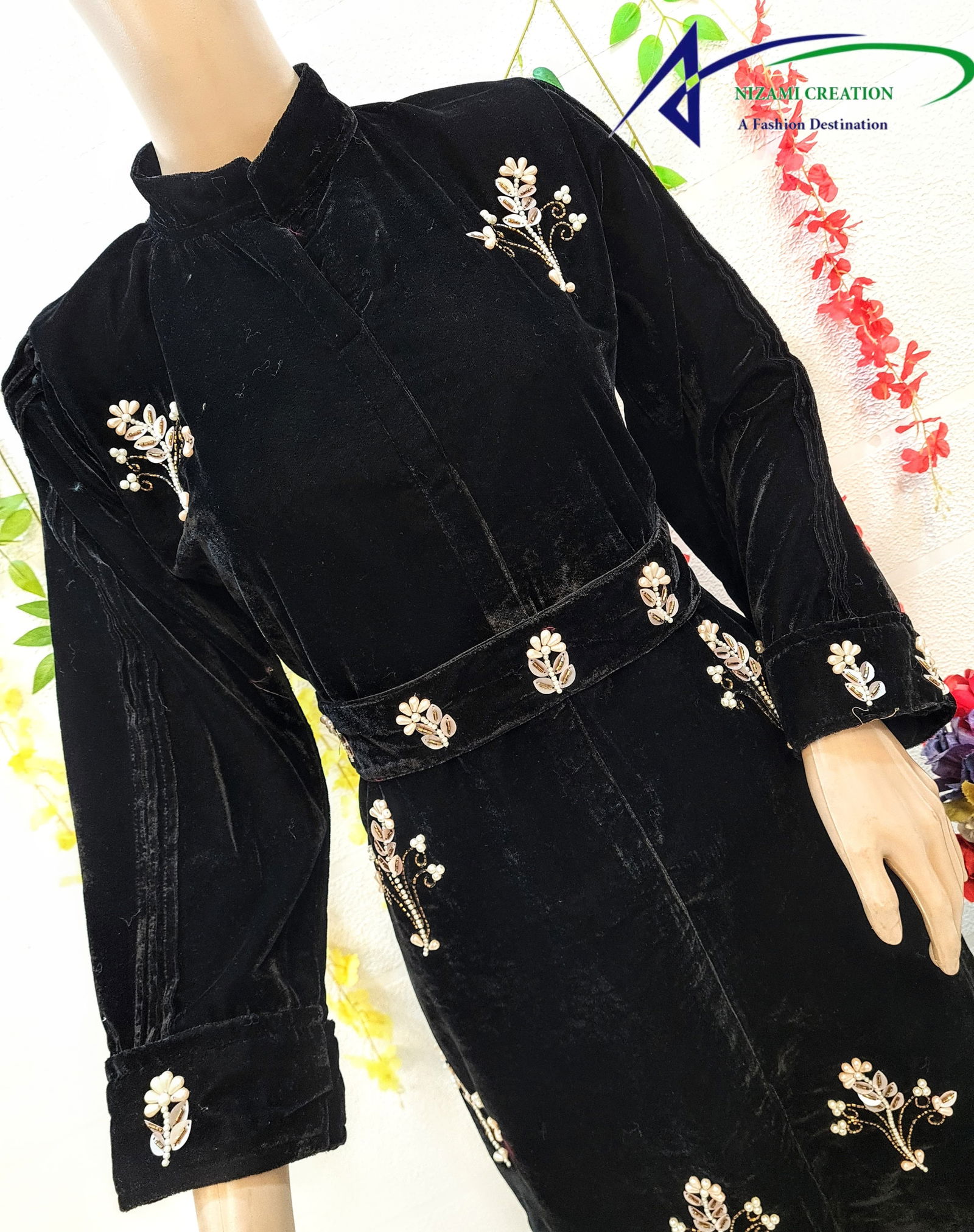Nizami 1711 Velvet Designer Kurti With Bottom Catalog
