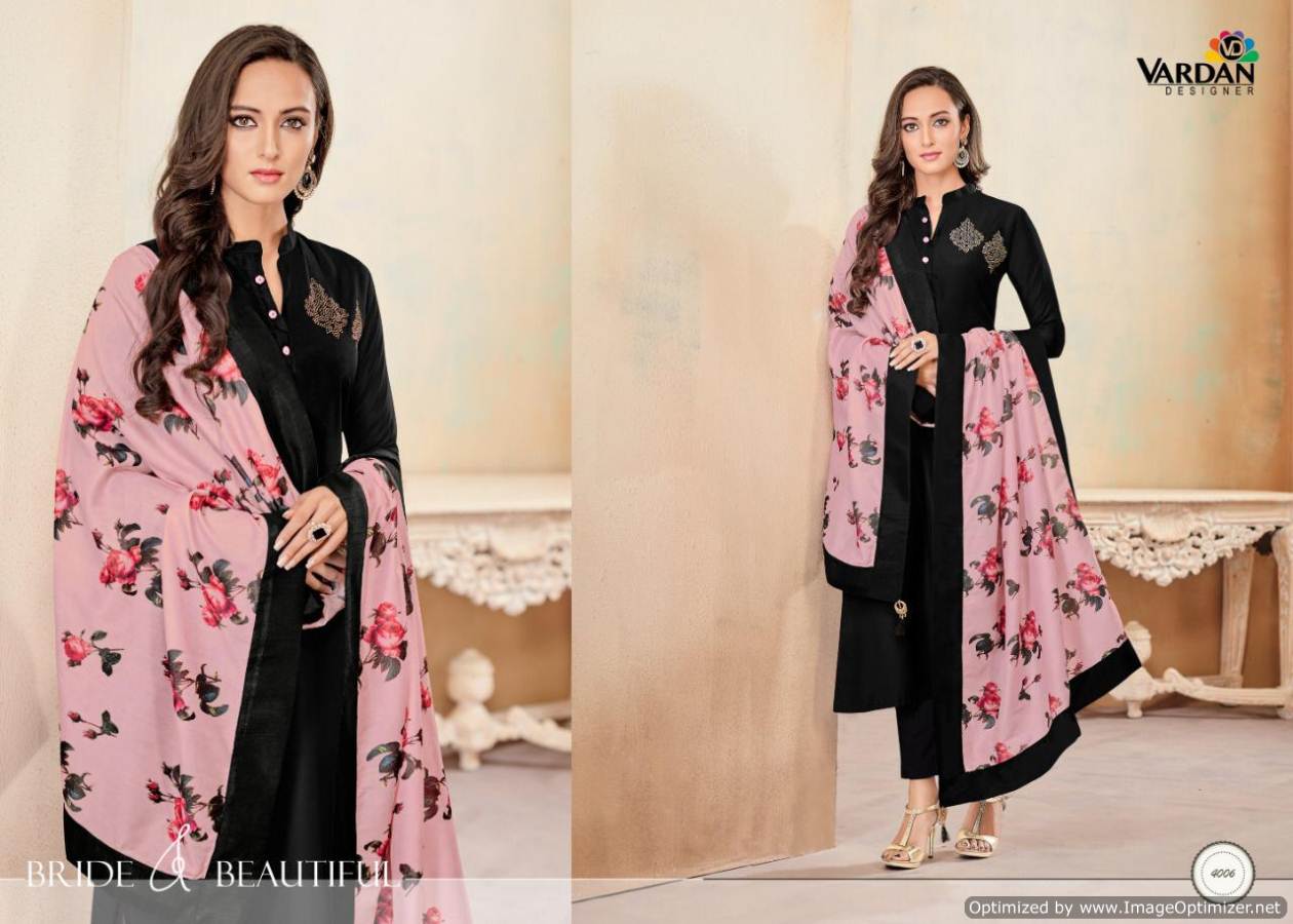 Vardan Kanishka 1 Heavy Designer Ready Made Suit With Embroidery Work and Digital Print Dupatta 