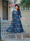 Aaradhna 2019 Navy Blue Colour Rayon A Line Surat Kurti Wholesale Price In Surat