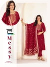 Messy By Blue Hills Rayon Silk Kurti With Bottom Dupatta Exporters In India

