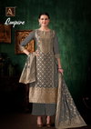 Empire By Alok Jacquard Designer Dress Material Wholesale Market In Surat 
