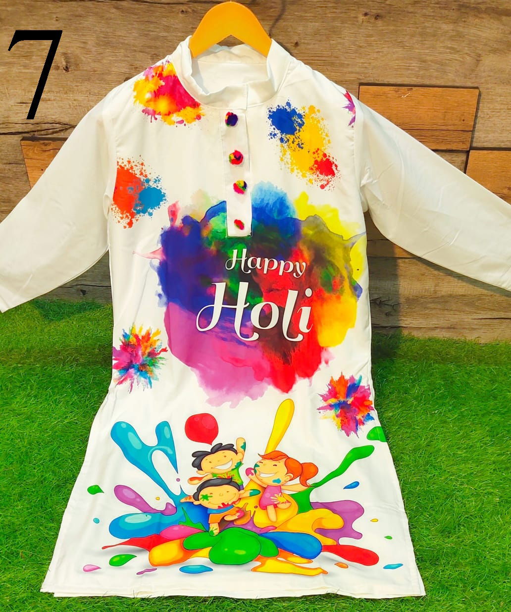 Holi Special 1 Silk Digital Printed Holli Special Kurti Collection