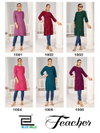 Teacher By Blue Hills Rayon Sequence Embroidered Kurti Wholesale Price In Surat