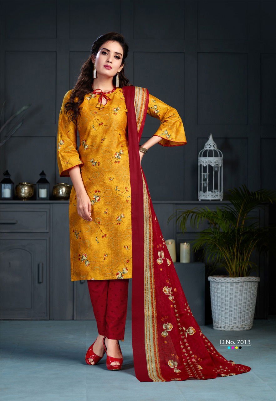 SC Laadki vol 7 Latest Designer Casual Wear Cotton Printed Dress Material Collection 