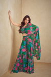 Kiera By Gulkayra Chinon Printed Wholesale Designer Indo Western Suppliers In Mumbai

