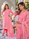 Naisha K 719 Dabhu Cotton Ladies Kurti With Bottom Dupatta Wholesale Market In Surat

