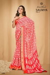 Saumya Vol 2 By Kashvi Printed Moss Viscose Printed Sarees Best Wholesale Shop In Surat