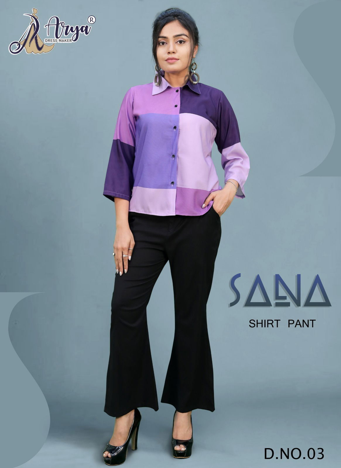 Sana Western Reyon Girl Shirt With Pant Catalog