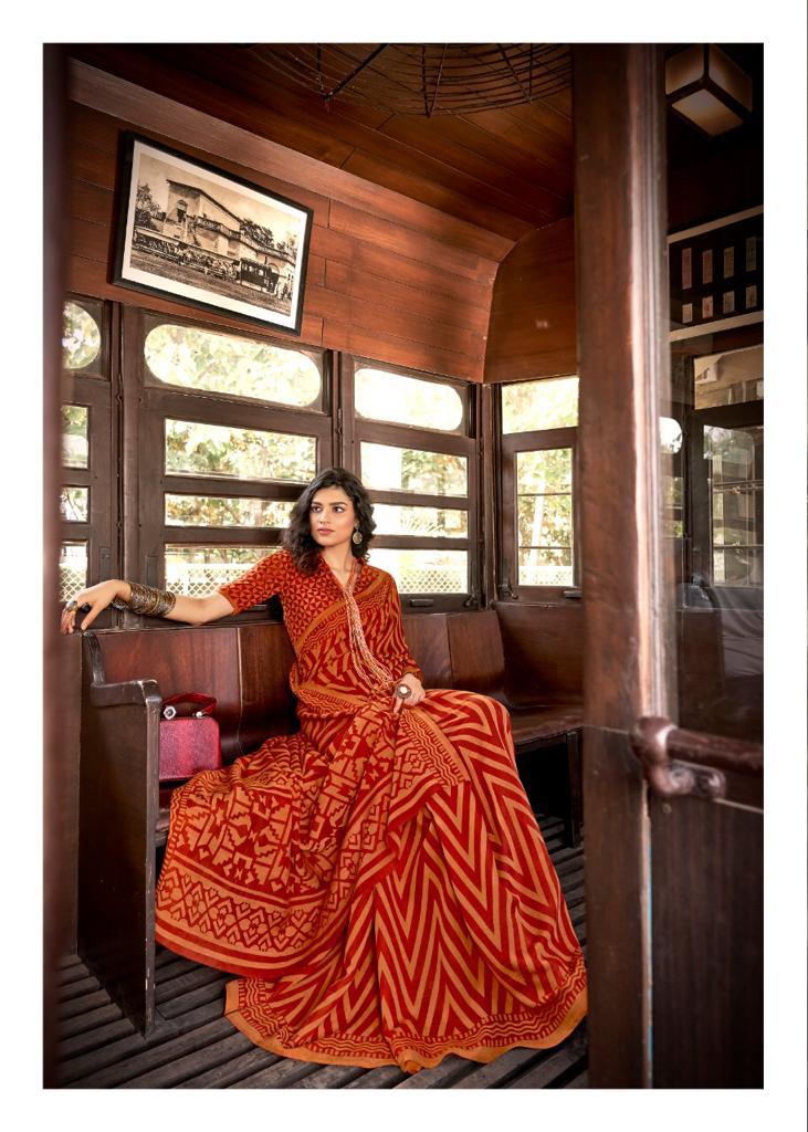 Lt Moksha Latest Fancy Designer Festive Wear Heavy Stylish Linen Braso Silk Saree Collection
