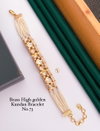 Brass High Golden Kundan Wholesale Bracelets In India