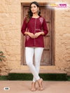 Viana By Tips And Tops Rayon Printed Wholesale Wastern Ladies Top In India