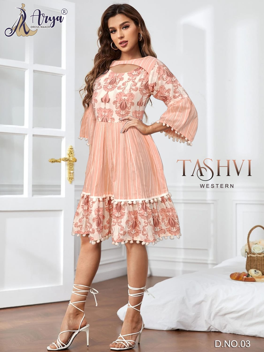 Tashvi By Arya Dress Maker Rayon Western Kurti Catalog