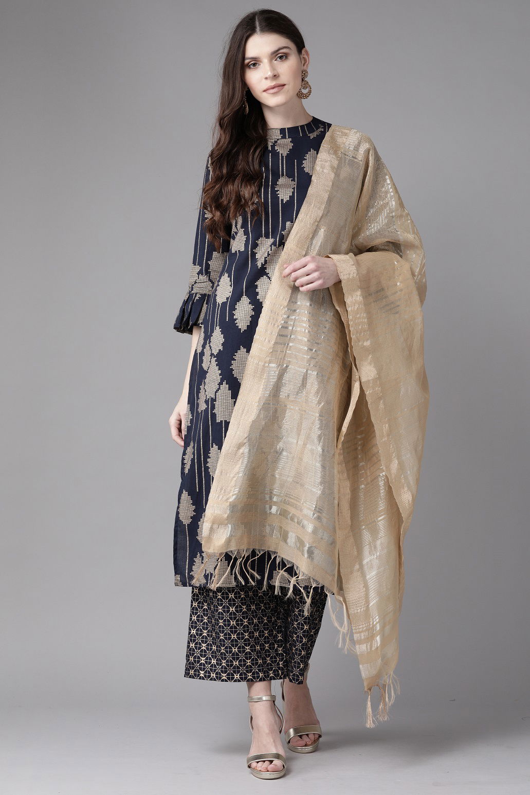 Era Pankh 1 Latest Casual Wear Ready - Made Printed Pure Cotton Plazzo Suit Collection
